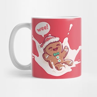 Gingerbread Man Milk Splash Mug